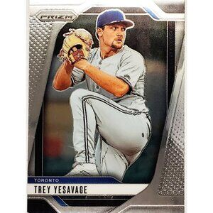 TREY YESAVAGE ROOKIE 2025 PANINI PRIZM #81, TORONTO BLUE JAYS, PITCHER
